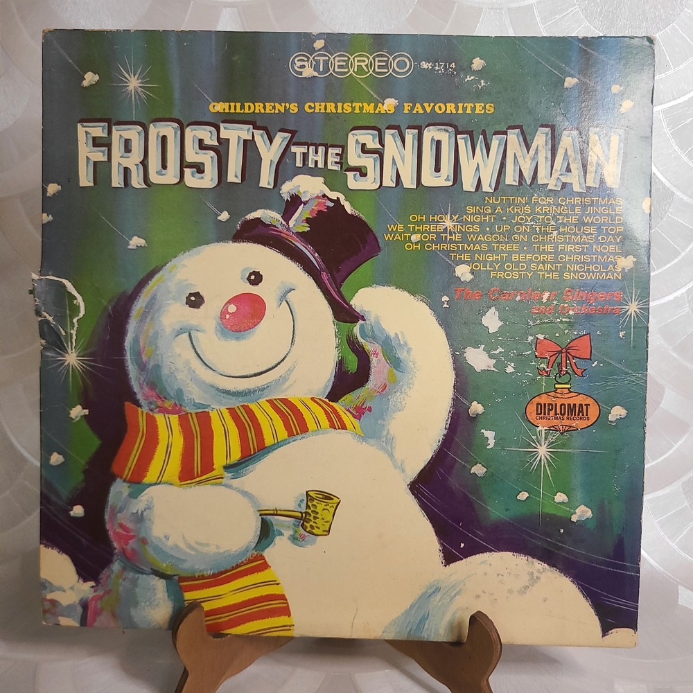 Frosty the Snowman Vinyl Record - Multicolor